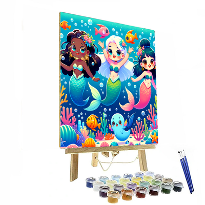 Enchanting Mermaid Cove Paint By Numbers Kits