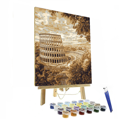 Leonardo Da Vinci Inspired History's Canvas  Paint By Numbers Kits