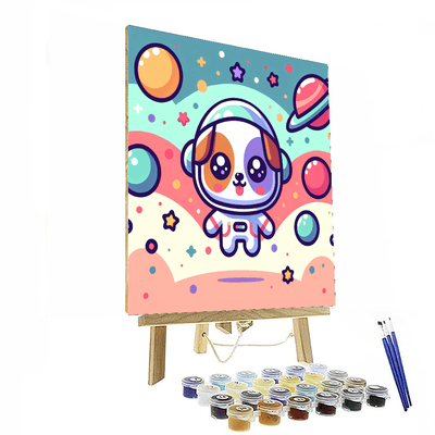 Astro Puppy Expedition Paint By Numbers