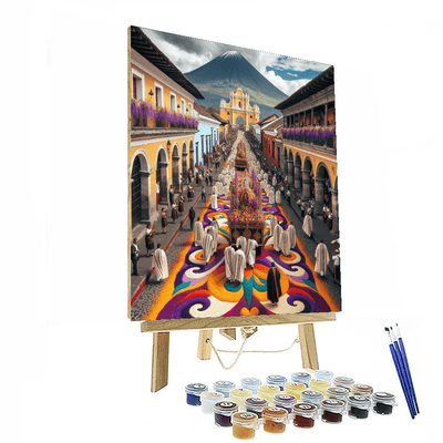 Semana Santa In Antigua - Guatemala Paint By Numbers Kits