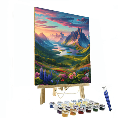 Enchanting Mountain Escape Paint By Numbers