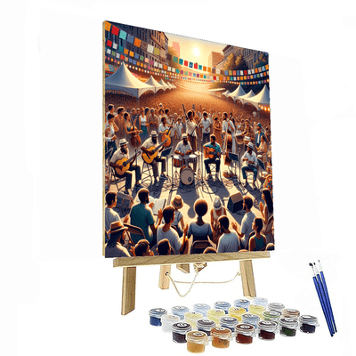 Fête De La Musique - France Paint By Numbers Art