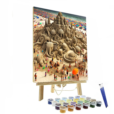 International Sand Sculpture Festival - Usa Painting By Numbers Kit