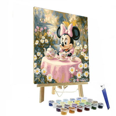 Minnie Mouse Tea Party - Disney Inspired Paint By Number