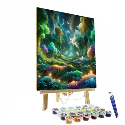 Mystical Fantasy Forest Paint By Numbers