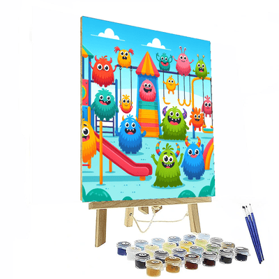 Friendly Monsters Playground Numbered Painting Kits