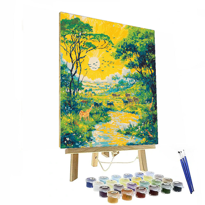 Salvador Dali Inspired Dreamscape Safari  Paint By Numbers Kits