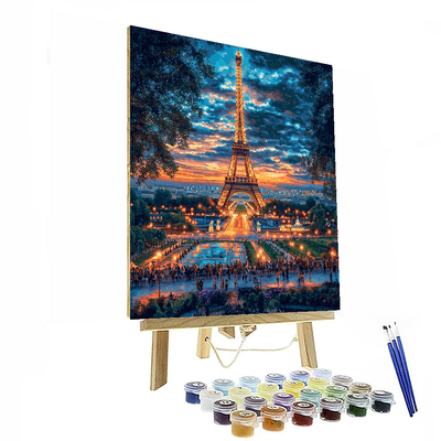 Eiffel Tower DIY Paint By Numbers