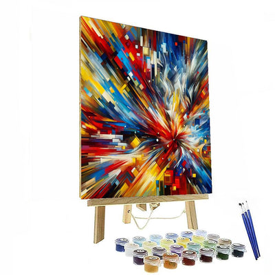 Vibrant Abstract Creativity Painting Number Kit