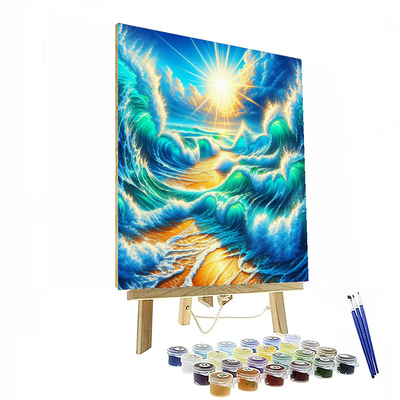 Ocean Breeze Symphony Number Painting