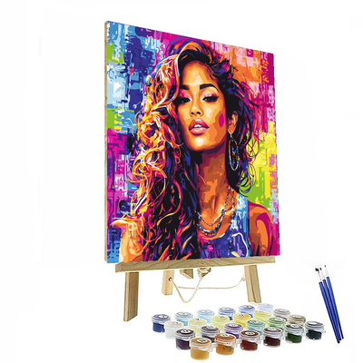 Zendaya: The Starry Journey From Euphoria To The Big Screen Numbered Painting Kits