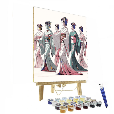 Gion Odori - Japan Painting By Numbers Kit