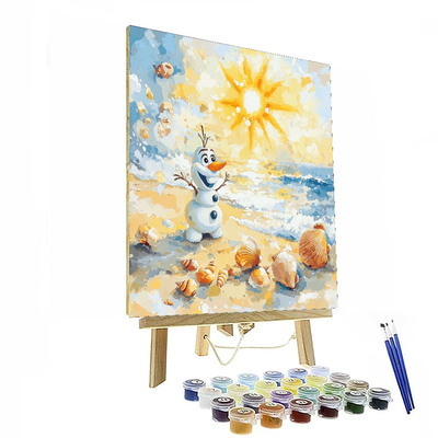 Olaf's Sunny Day - Disney Inspired Paint By Numbers Art