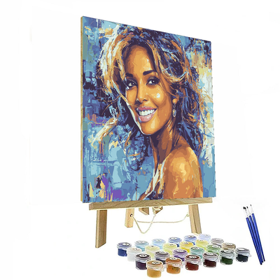 Halle Berry: The Fearless Icon Of Empowerment Painting By Numbers Kit