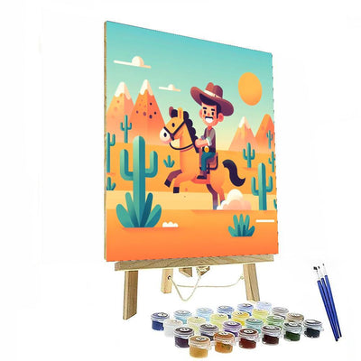 Wild West Frontier Quest Paint By Numbers Kits