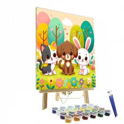 Creative Animal Friends Paint By Number