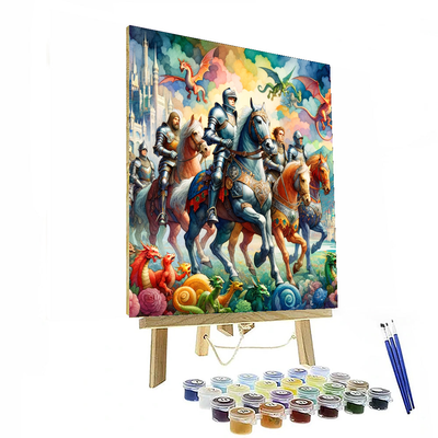 Adventurous Knights Paint By Numbers