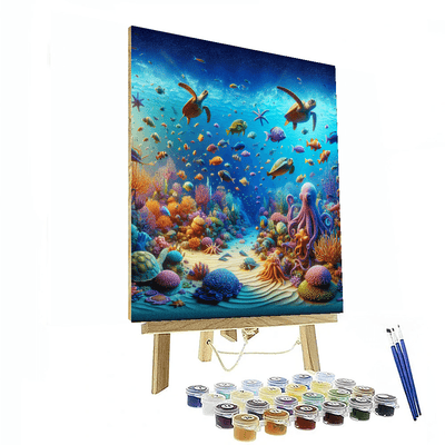 Fantastical Ocean Adventures Painting Number Kit