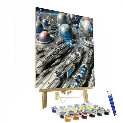 Futuristic Sci-fi Universe Numbered Painting Kits