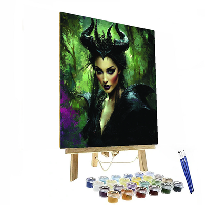 Angelina Jolie: The Enigmatic Spirit Of Maleficent Paint By Numbers