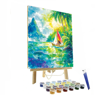 Moana's Ocean Expedition - Disney Inspired Paint By Number