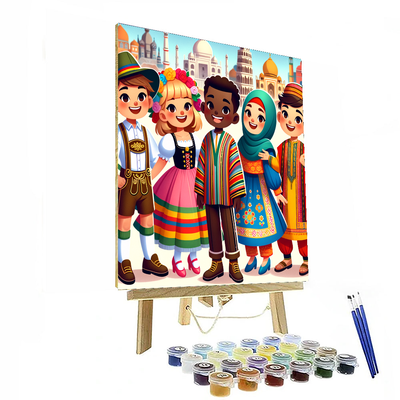 Fun Around The World Painting By Numbers Kit