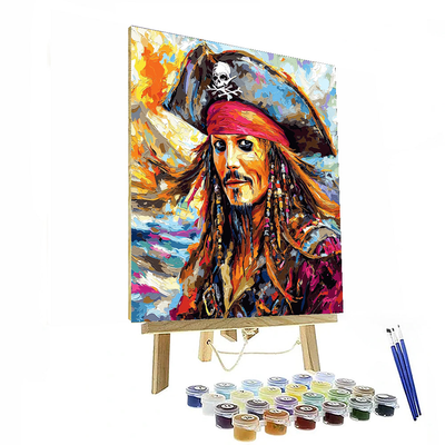 Johnny Depp: The Eccentric Spirit Of Pirates And Beyond Numbered Painting Kits