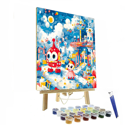 Forky And Bonnie's Adventure - Disney Inspired Paint By Numbers Art