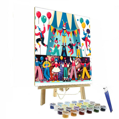 Circus Fun Extravaganza Paint By Numbers