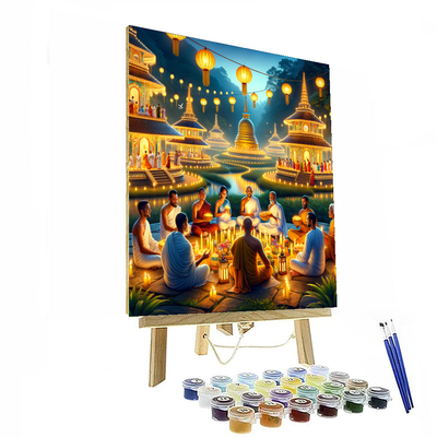 Wesak - Sri Lanka Paint By Color