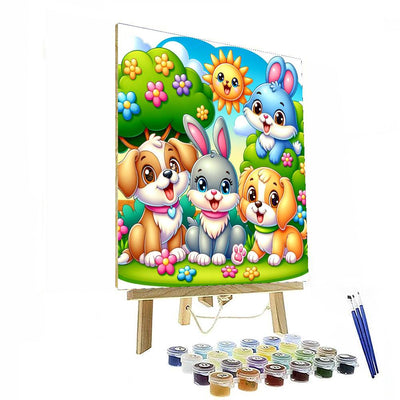 Pet Paradise Playtime Paint By Number