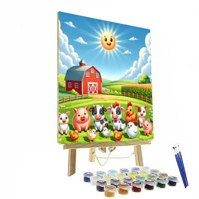 Sunny Farm Adventure Paint By Number