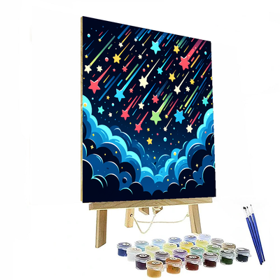 Rocketing Stars Painting By Numbers Kit