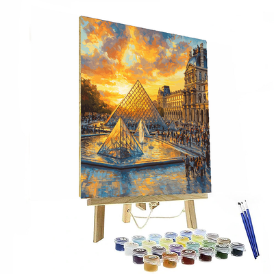 Louvre Museum DIY Paint By Numbers