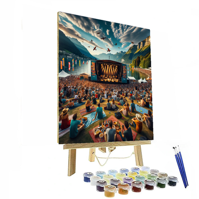 Montreux Jazz Festival - Switzerland Numbered Painting Kits