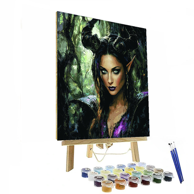 Angelina Jolie: Guardian Of Hearts And Heroines Paint By Color