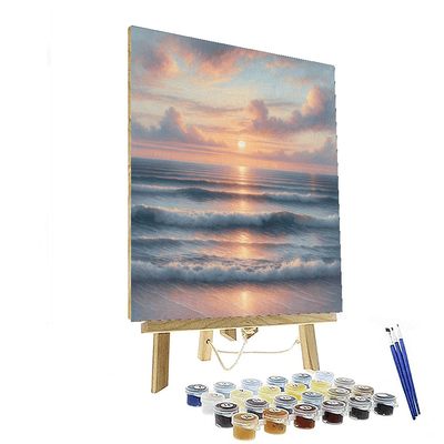 Ocean Serenade Scene Paint By Numbers Art