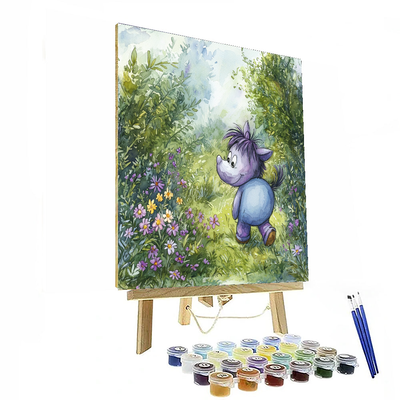 Eeyore's Peaceful Meadow Stroll - Disney Inspired Paint By Number