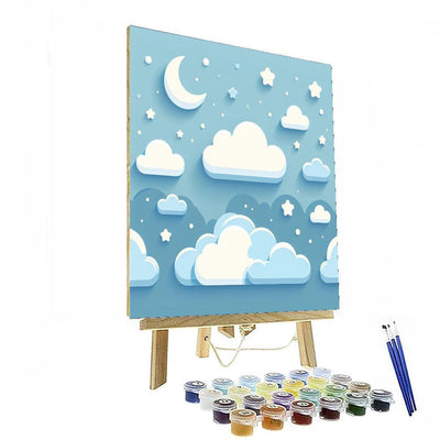 Whimsical Cloudland Paint By Number