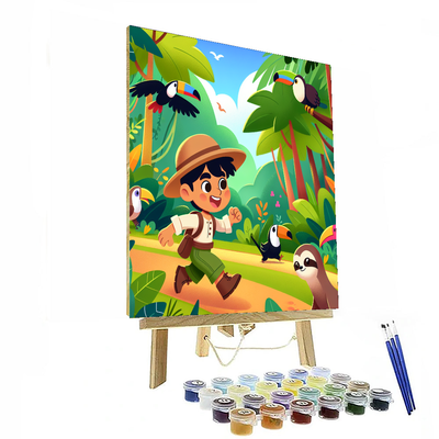 Rainforest Expedition Adventure Paint By Color