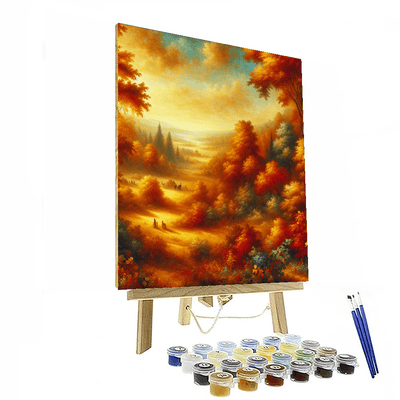 Golden Autumn Whispers Painting By Numbers Kit