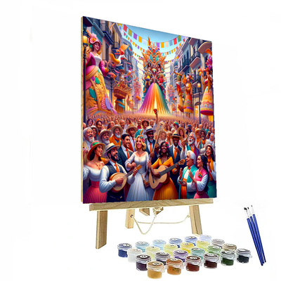 Valencia Fallas Festival - Spain Painting By Numbers Kit