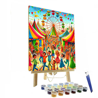 Whimsical Carnival Adventure Paint By Numbers