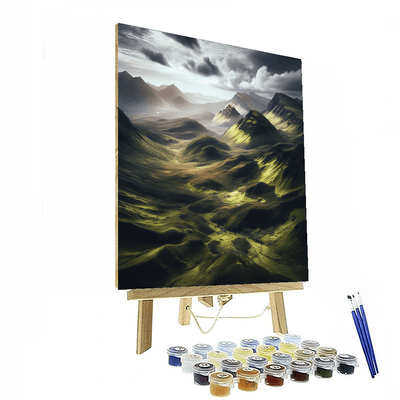 Majestic Highland Views Painting Number Kit