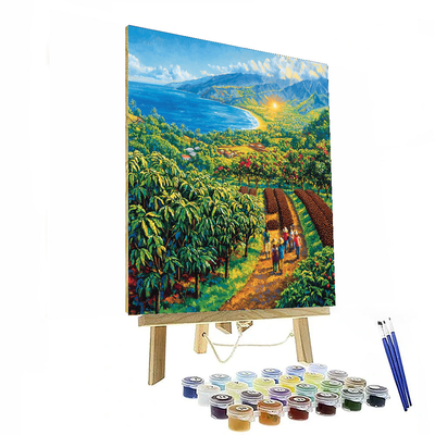 Kona Coffee Farm Paint By Numbers