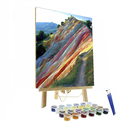 Rainbow Mountain - Peru Paint By Numbers Kits