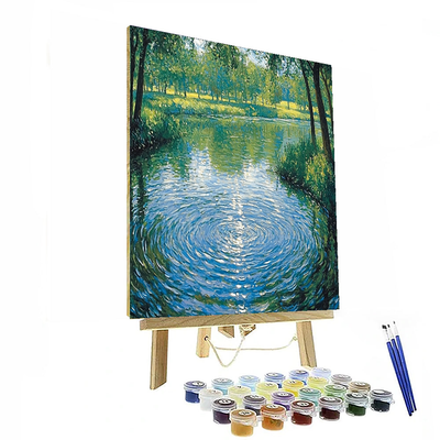 Claude Monet Inspired Radiant Reflections  Paint By Numbers Kits