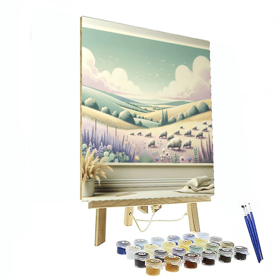 Pastel Pastures Journey Painting By Numbers Kit