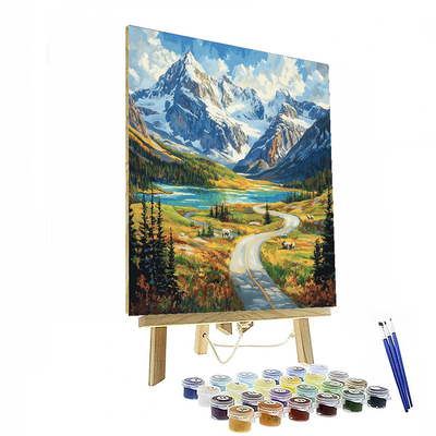 Icefields Parkway - Canada Numbered Painting Kits