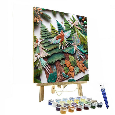 Woodland Fairy Whimsy Paint By Numbers Kits